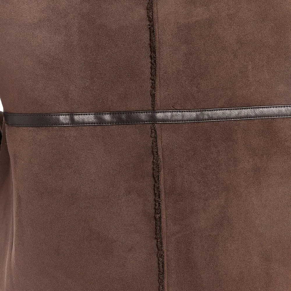 Frye Women's Faux Shearling Maxi Coat