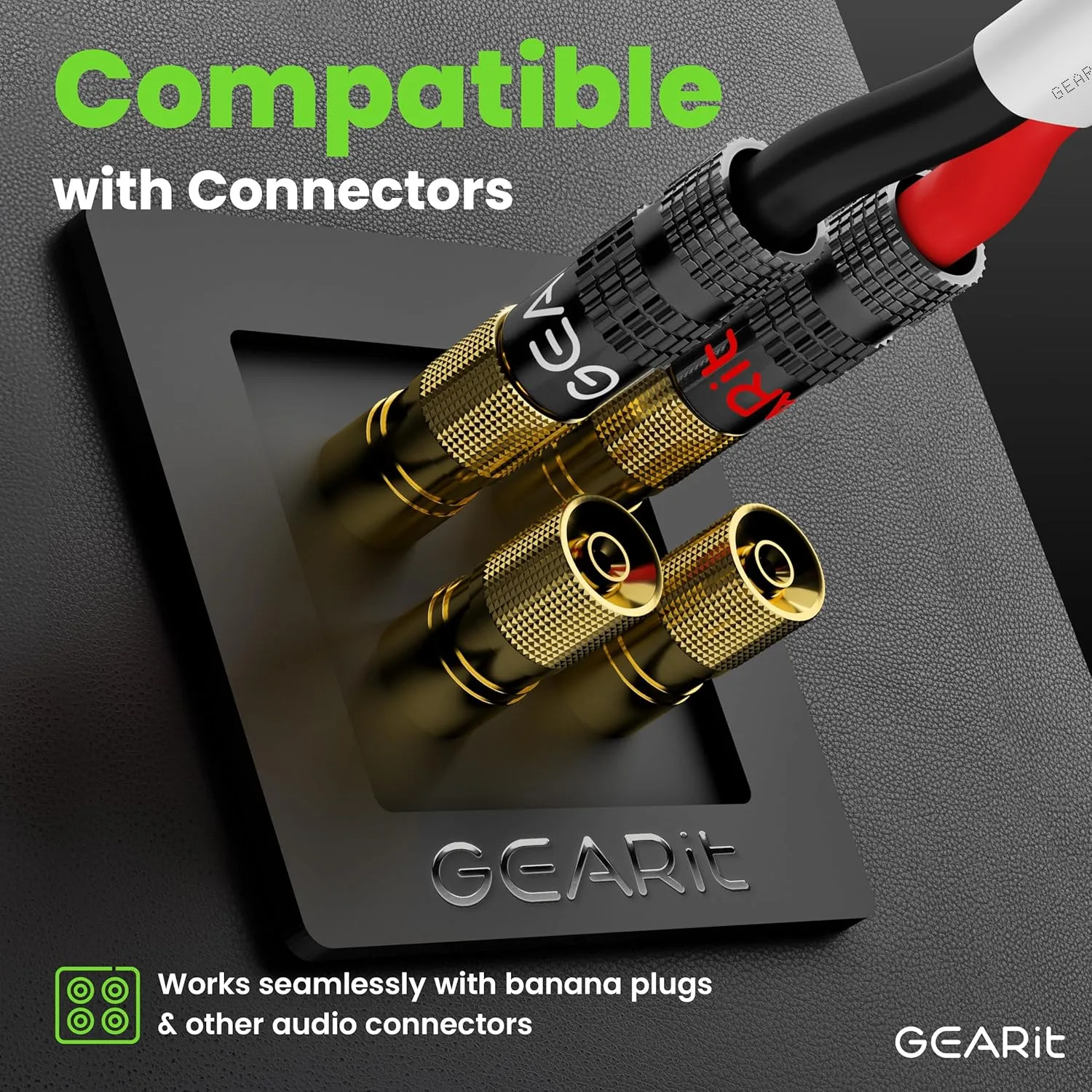GEARit 14 Gauge Marine Wire, 14/2 AWG (100ft) Marine Grade Tinned Copper Oxygen Free, Duplex 2-Conductor Insulated Red & Black Electrical Cable for Boat, Automotive, RV, Camper, Trailer