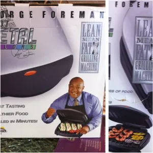George Foreman Grilling in Hot Metals, Silver
