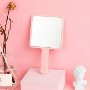 Gift Square Handheld Makeup Mirror Portable Girl Desktop 2