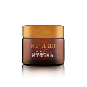 Golden Glow Eye Balm | Anti-Aging Cream Reduce Dark Under Eye Circles, Eye bags, Wrinkles, Fine Lines Softens, Firms & Restores Skin Elasticity Made With Ghee, Gotu Kola, & Rose Oil .5oz
