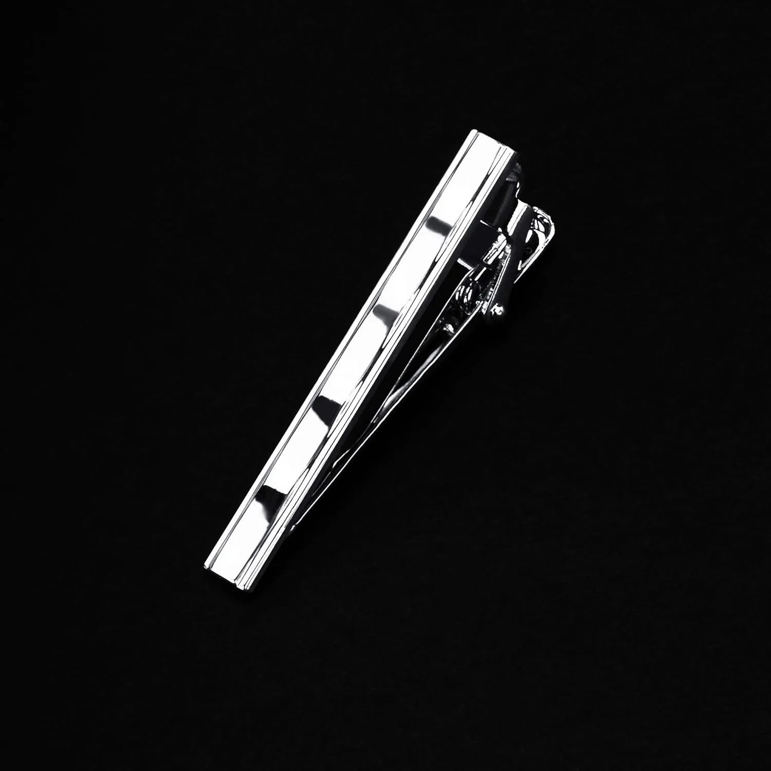 GUSLESON Fashion 2.4"（6cm） Cotton Floral Printed Necktie Tie Clip and Pocket Square Sets   Gift Box