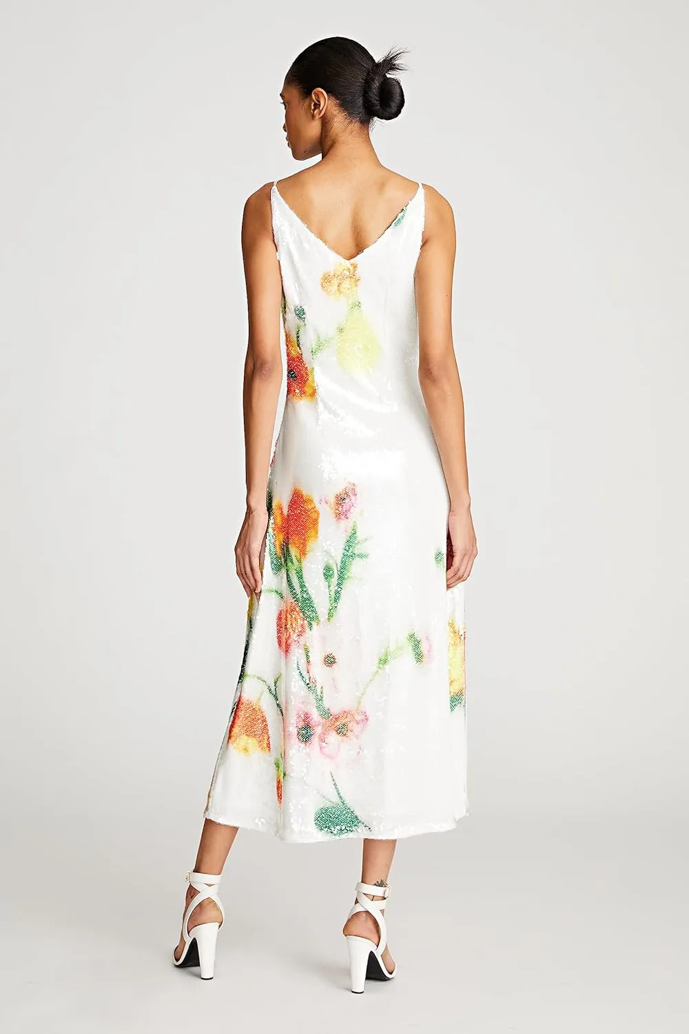 HALSTON Women's Caralyn Dress in Floral Sequin