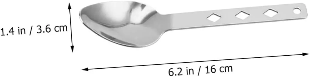 Happyyami 3sets Stainless Steel Camping Cutlery Portable Folding Fork Spoon for Outdoor Picnics Bbq Travel Reusable Tableware for Dining
