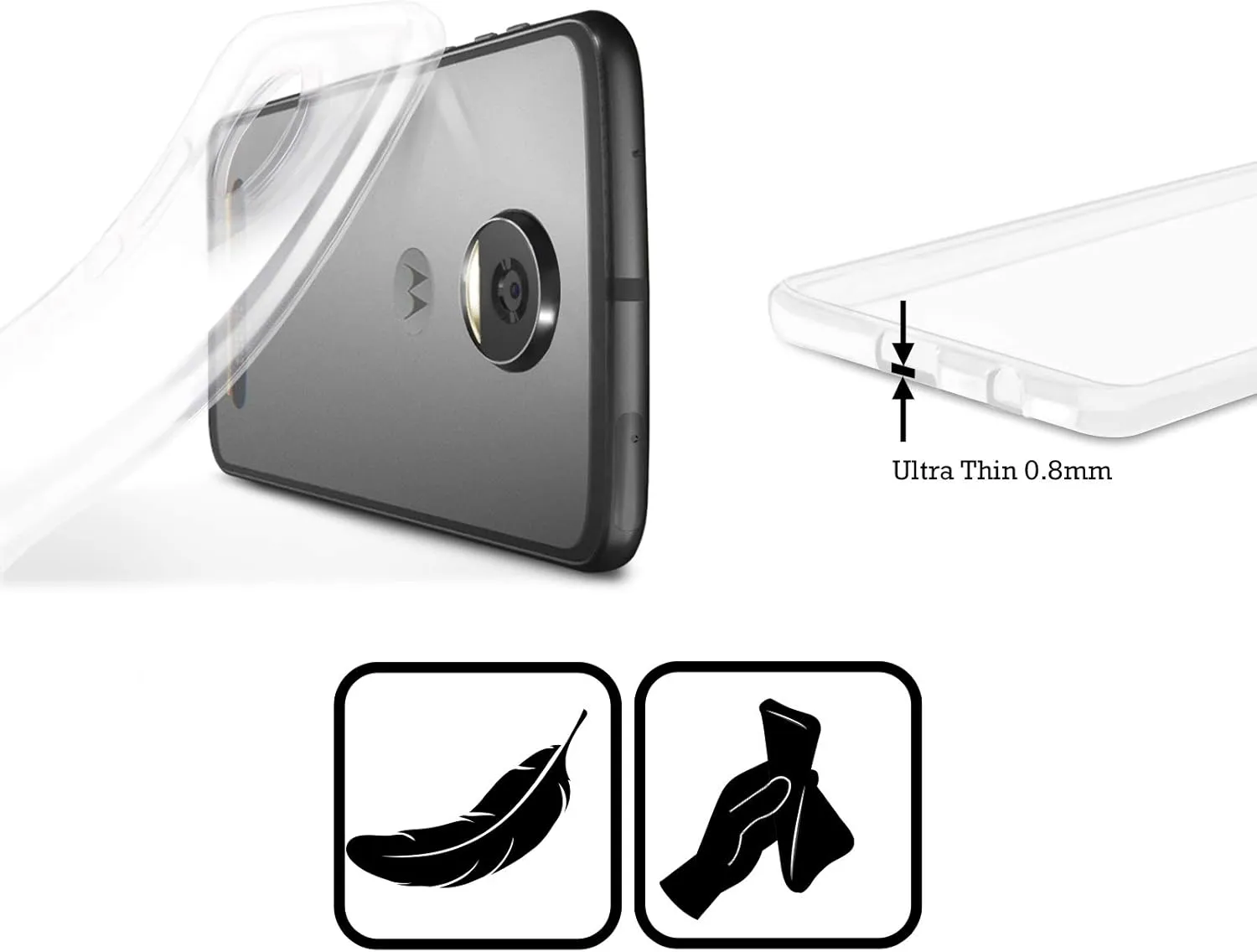 Head Case Designs Officially Licensed PLdesign Stripes Geometric Soft Gel Case Compatible with Motorola Edge 50 Fusion