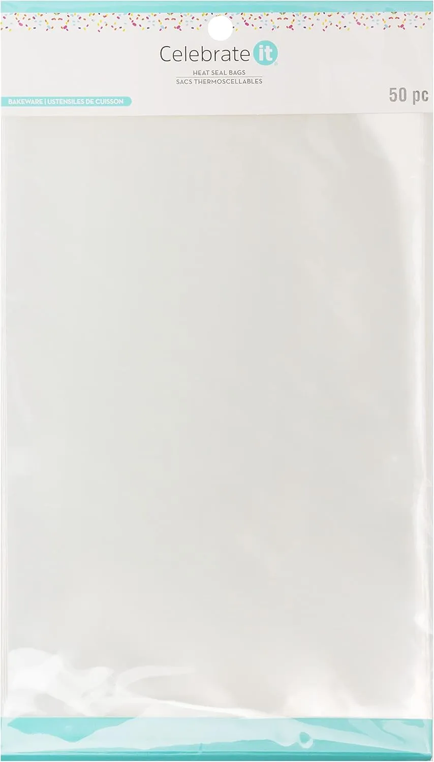 Heat Seal 6”; x 10”; Bags by Celebrate It®, 50ct.