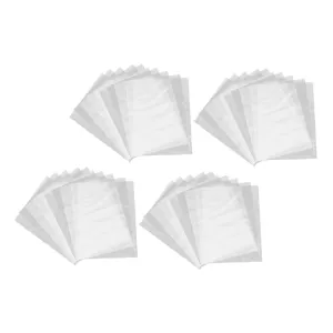 Heat Shrink Wrap Bags Pack PVC Shrink Film for Bottles Shoes Crafts Easy to Use Sealing for Long-Lasting Organization