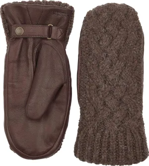 Hestra Ragnhild Cable Knit Insulated Wool Mitt