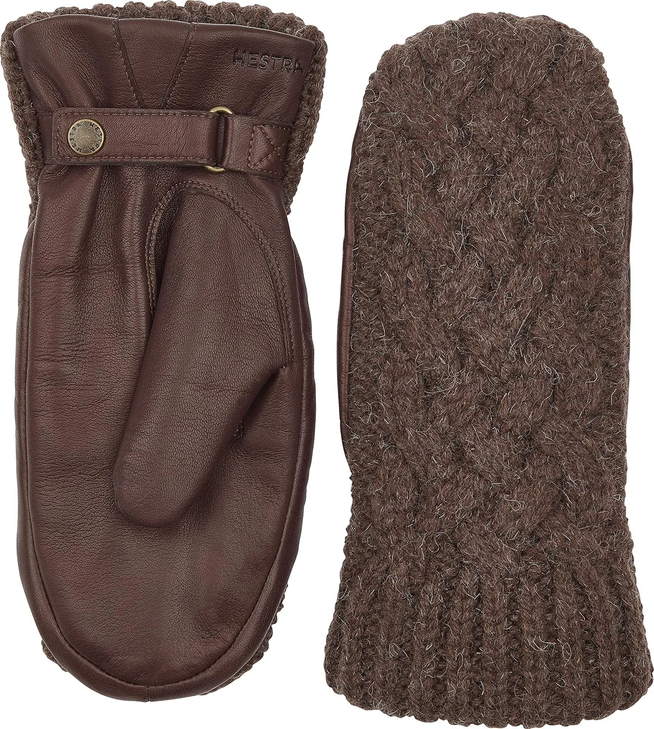 Hestra Ragnhild Cable Knit Insulated Wool Mitt