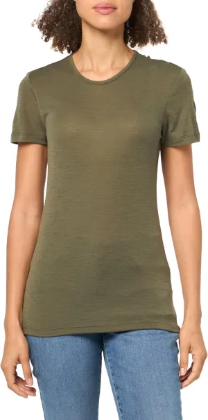 Icebreaker Merino Women's Standard 175 Everyday Short Sleeve Thermal Cold Weather Base Layer Crew T-Shirt