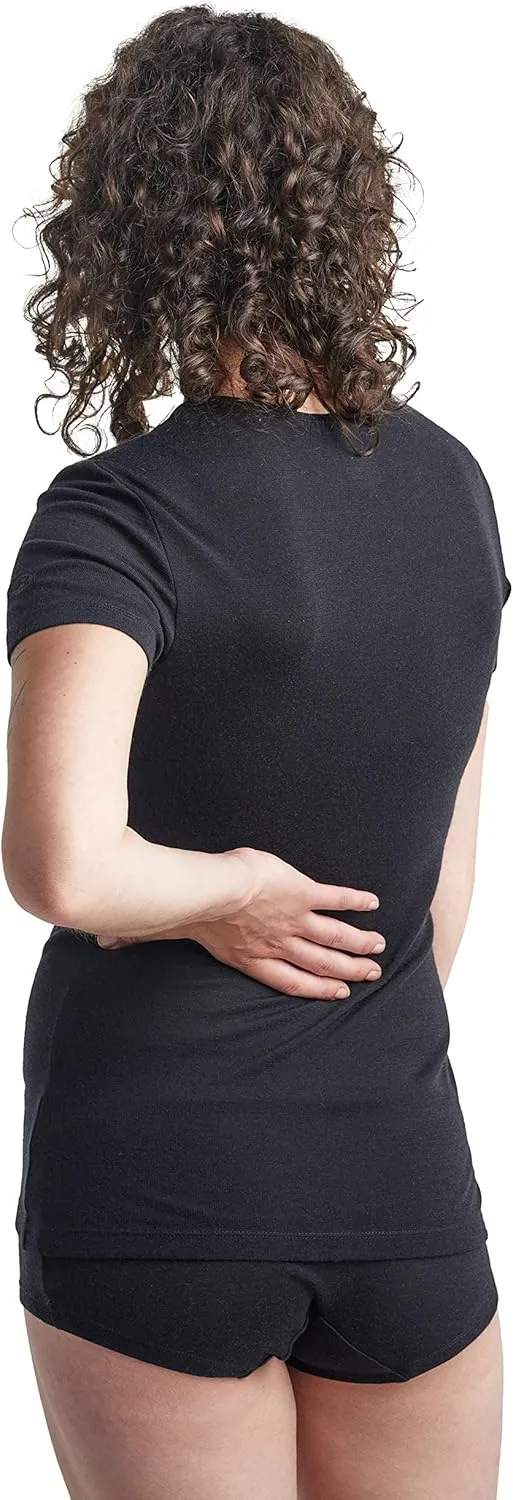 Icebreaker Merino Women's Standard 175 Everyday Short Sleeve Thermal Cold Weather Base Layer Crew T-Shirt