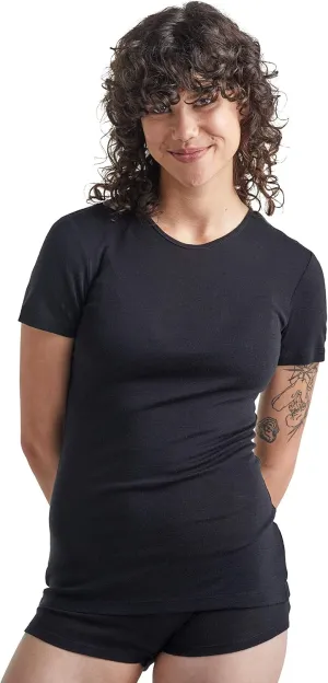 Icebreaker Merino Women's Standard 175 Everyday Short Sleeve Thermal Cold Weather Base Layer Crew T-Shirt