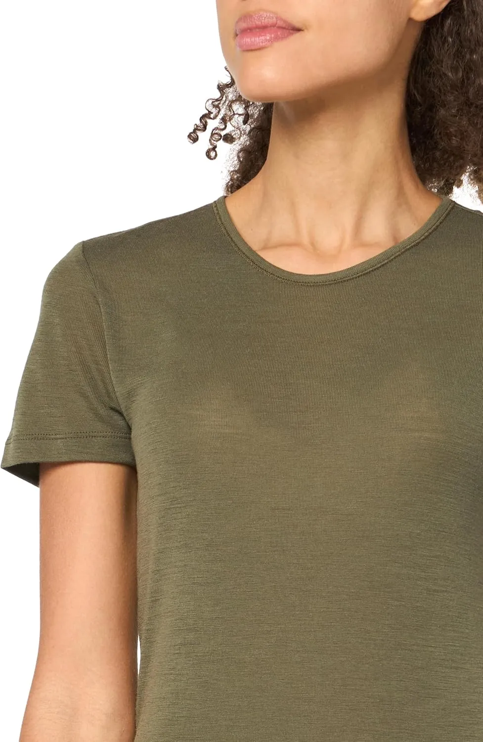Icebreaker Merino Women's Standard 175 Everyday Short Sleeve Thermal Cold Weather Base Layer Crew T-Shirt