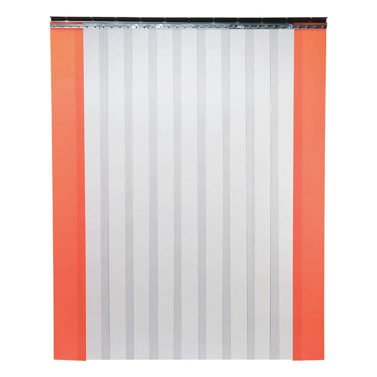 Industrial Strip Door, Smooth, 8ftHx4ftW