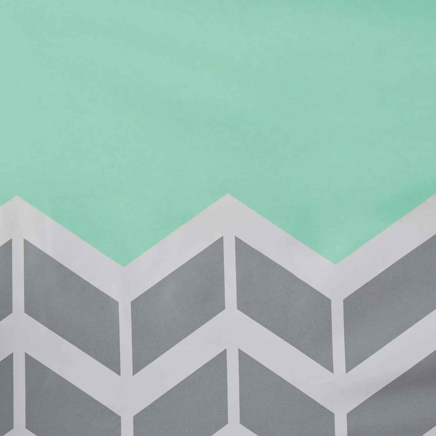 Intelligent Design Alex Chevron Curtains for Living Room, Modern Contemporary Grommet Room Darkening Panels for Bedroom, Geometric Window Panel, 42X63, 2-Panel Pack, 42x63, Aqua