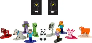 Jada Toys Minecraft Figure (1 Piece in Mystery Blind Bag) - 1 of 13 Detailed Nano Collectible Metal Figures for Fans and Children from 3 Years, Wave 5, Random Selection, Each Approx. 4 cm