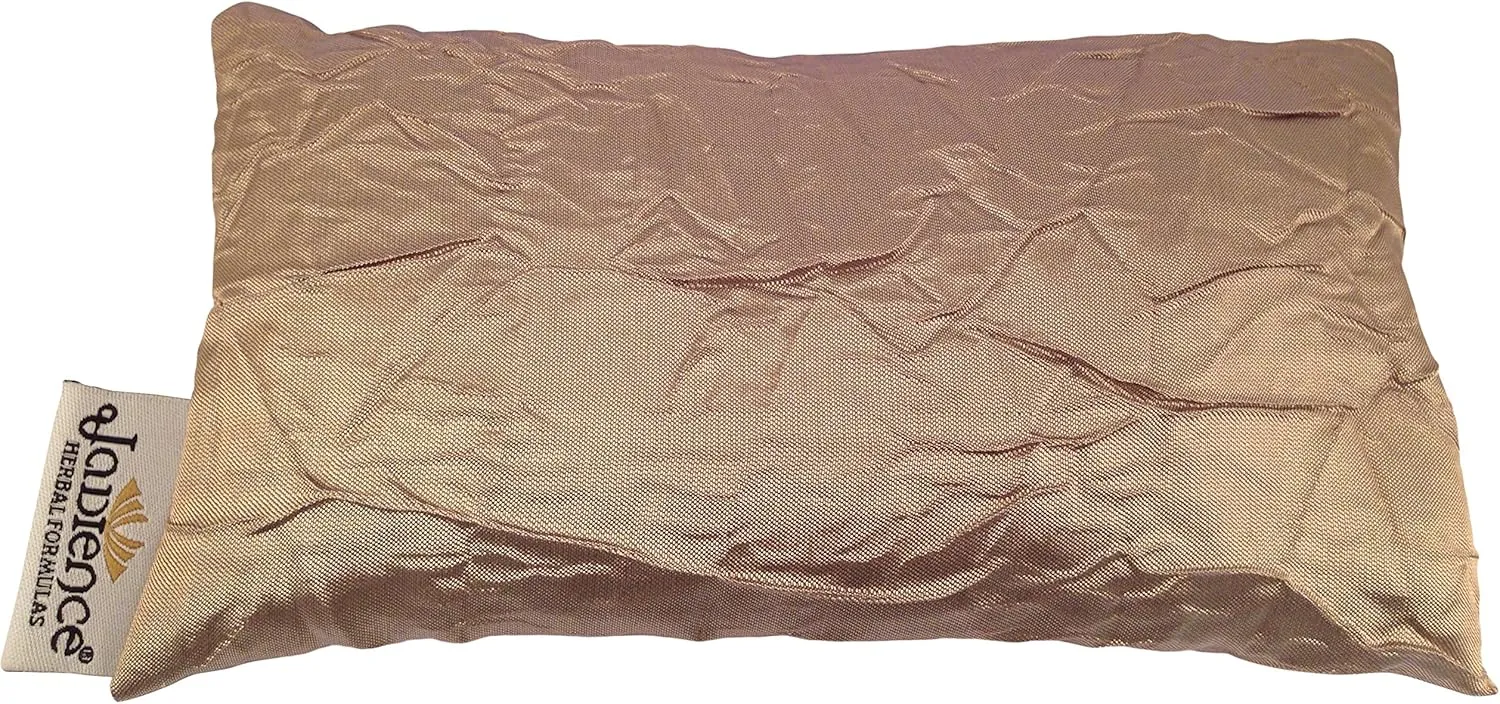 Jadience Lavender Eye Mask - Gold: Soothing Eye Pillow for Stress & Tired Eyes! | Perfect Yoga Eye Bag | Best Eye Mask for Migraines