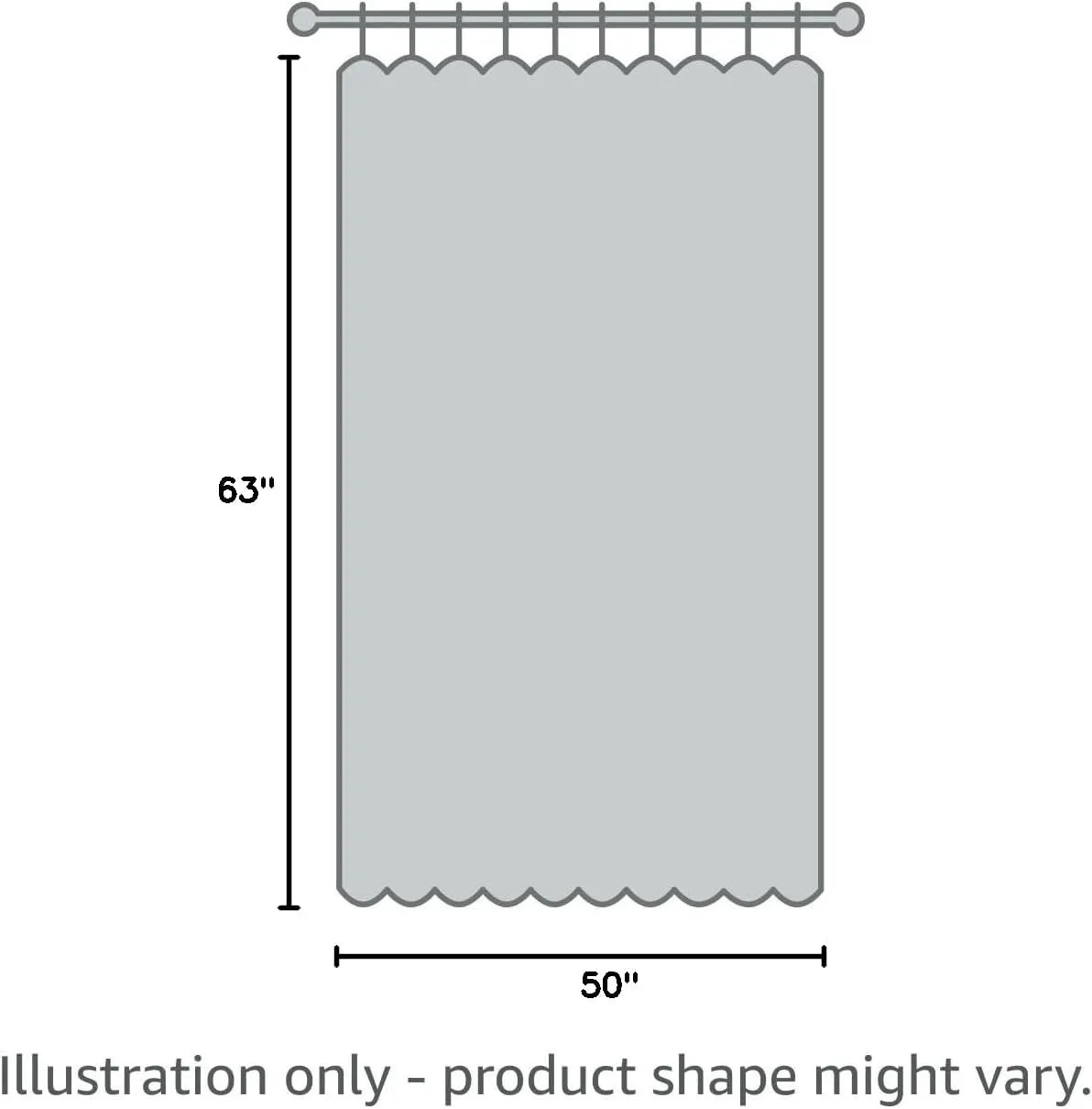 jinchan Boho Linen Blend Curtains 63 Inch Length Country Farmhouse Living Room Window Treatments Grey on White Print Rod Pocket Back Tab Geometric Light Filtering Drapes 2 Panels