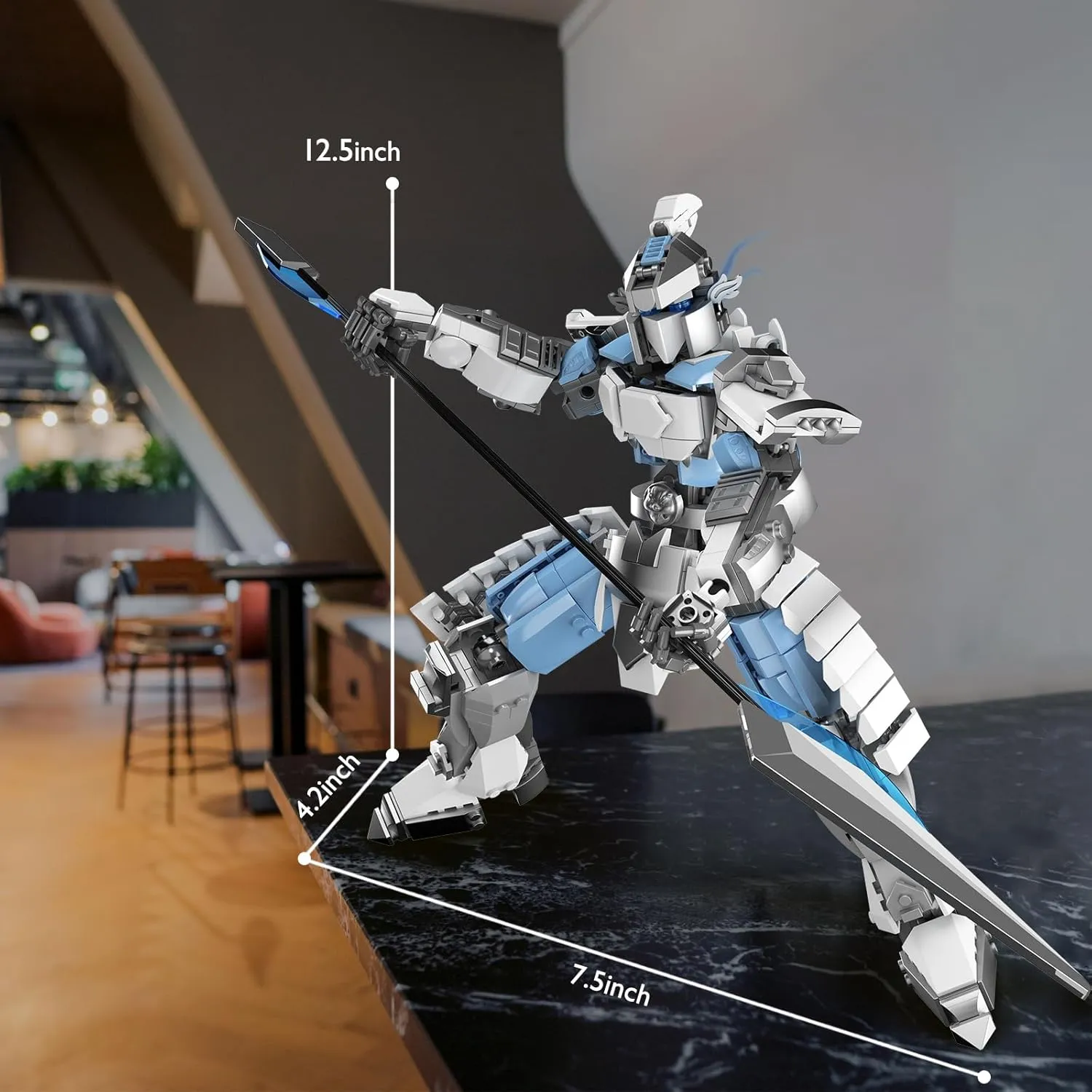 JMBricklayer Mech Building Sets for Adults 70126, Mecha Robot Action Figures Display Model, Cool Transforming Battle Toy for Boys Girls, Mech Sets Model and Assembly Toy for Teens Adult(707 Pieces)