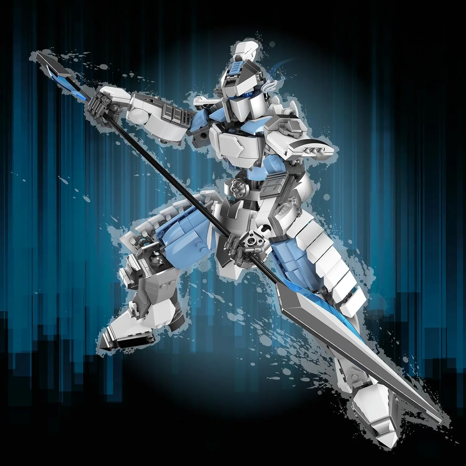 JMBricklayer Mech Building Sets for Adults 70126, Mecha Robot Action Figures Display Model, Cool Transforming Battle Toy for Boys Girls, Mech Sets Model and Assembly Toy for Teens Adult(707 Pieces)