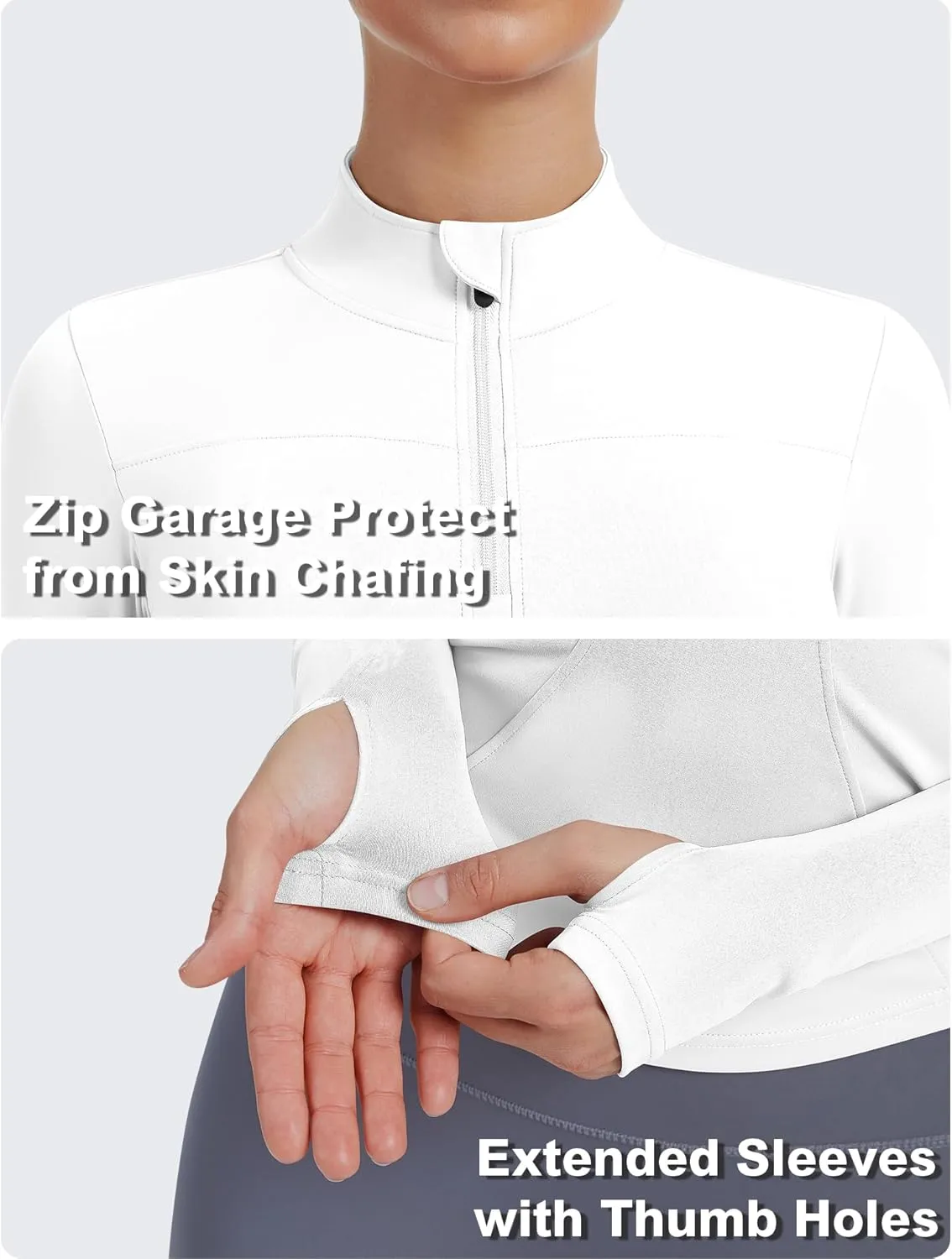 JoyGirl Women Workout Jacket Cropped Running Jackets Zip Up Gym Athletic Tops Yoga Top with Thumb Holes
