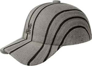 Kangol Don Stripe Spacecap Hat - Warm Grey/XL Baseball & Sport Caps
