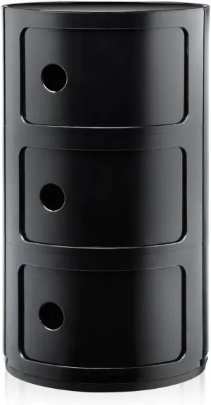 Kartell Componibili Drawers by Anna Castelli Ferrieri, Pack of 1, Black