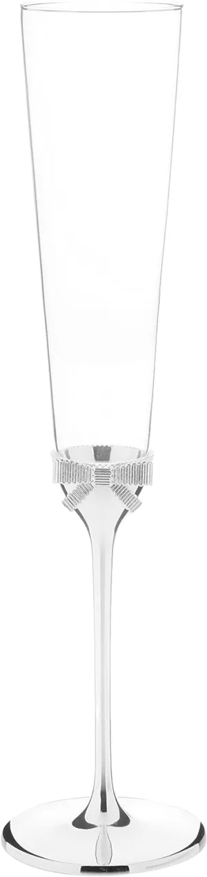 Kate Spade New York Grace Avenue 2-Piece Champagne Flute Set, 2 Count (Pack of 1), Metallic