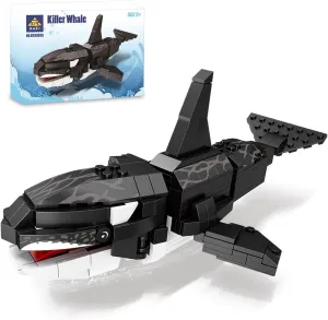 KAZI Orca Building Toy Set,Deep Sea Creatures,Ocean Animal Toys for Kids Ages 6 7 8 9 10 Plus,Gifts for Boys and Girls,Party Favors