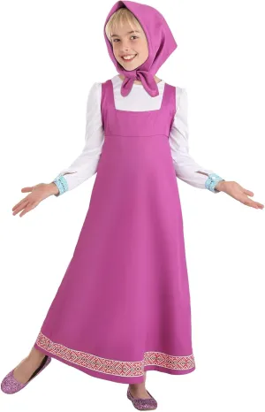 Kid's Masha and the Bear Masha Costume
