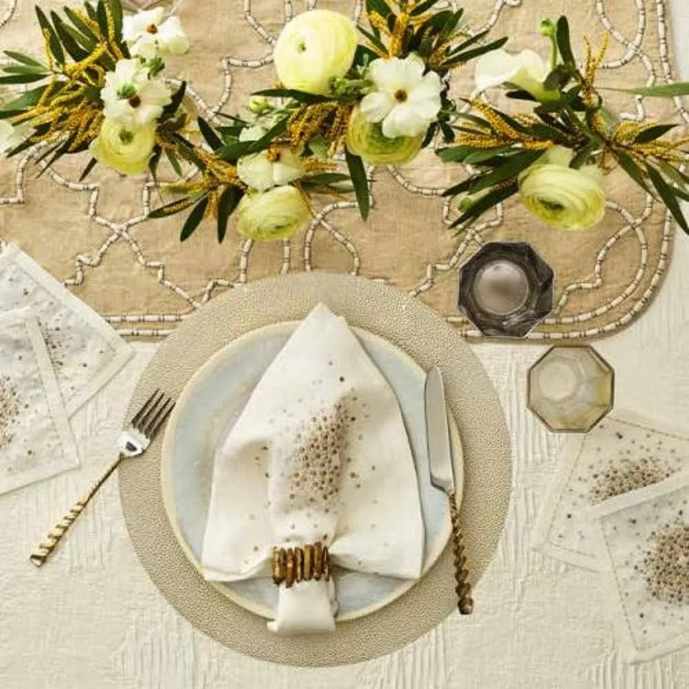Kim Seybert Pebble Placemat, Set of 4 (Gold)