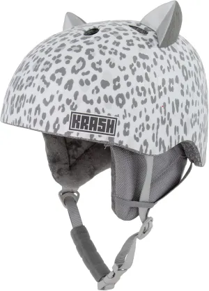 Krash! Matte Black Snow Helmet