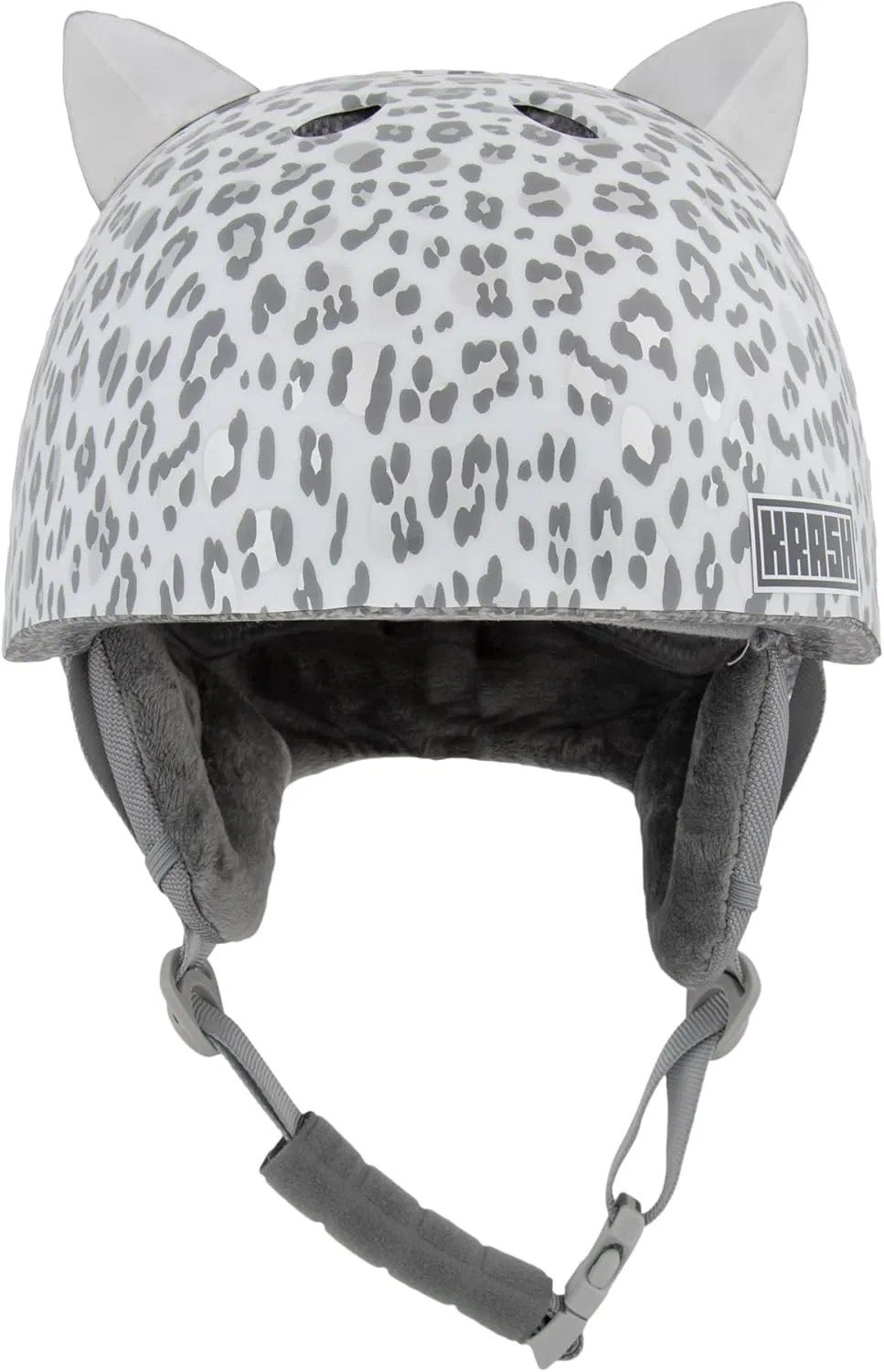 Krash! Matte Black Snow Helmet