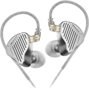 KZ PR1 in-Ear Headphones Earbuds, Large Planar Drivers HiFi Wired Earphones/Headsets for Music, KZ IEM Ear Buds for Audiphile (HiFi Edition, Without Mic)