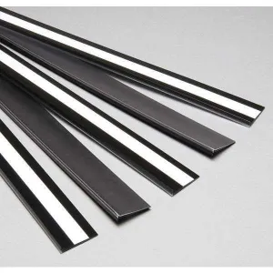 Label Holder, Clear, 33-1/2 in. L, PK5