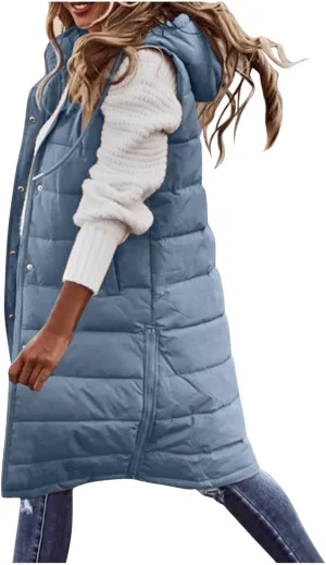 LCMTWX Womens Cardiagn Womens Winter Short Vest Lightweight Sleeveless Warm Jacket Down Vest Padded Vest Check Coat