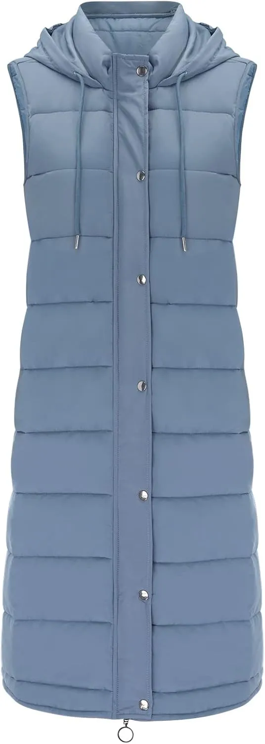 LCMTWX Womens Cardiagn Womens Winter Short Vest Lightweight Sleeveless Warm Jacket Down Vest Padded Vest Check Coat