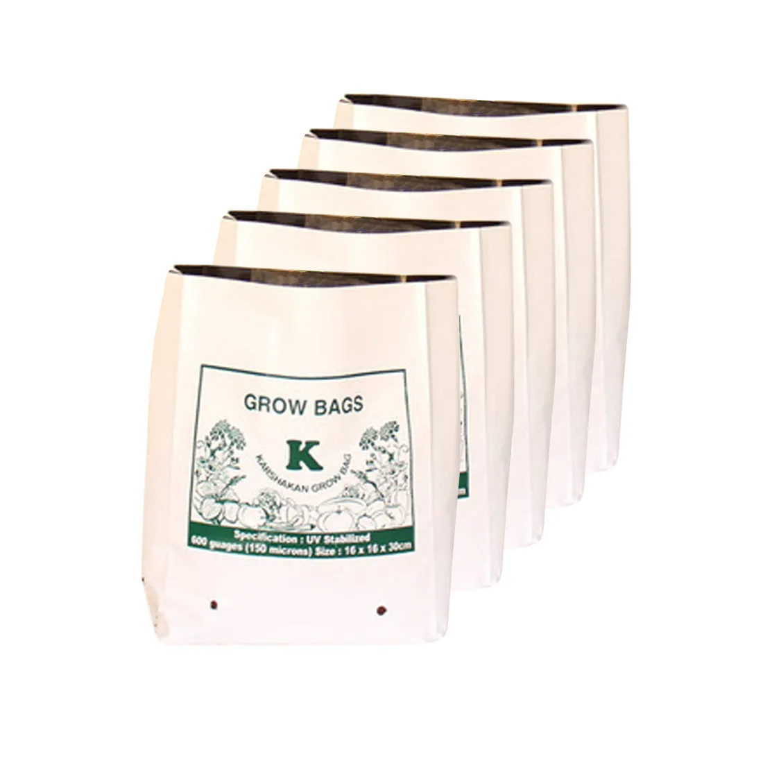 LDPE Growbag 24x24x40cm (150 Microns)