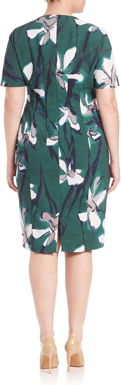 Marina Rinaldi Women's Destino Floral Printed Dress Green