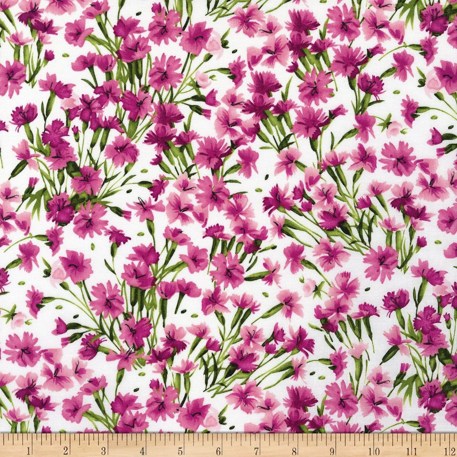 Maywood Studio Bloom On! Packed Floral Pink, Fabric by The Yard