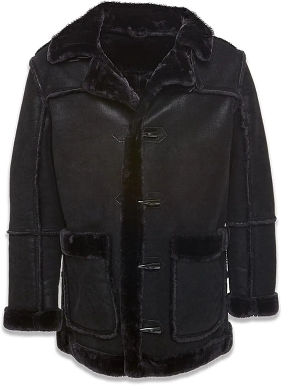 Men Denali Shearling Jackets (Cognac)
