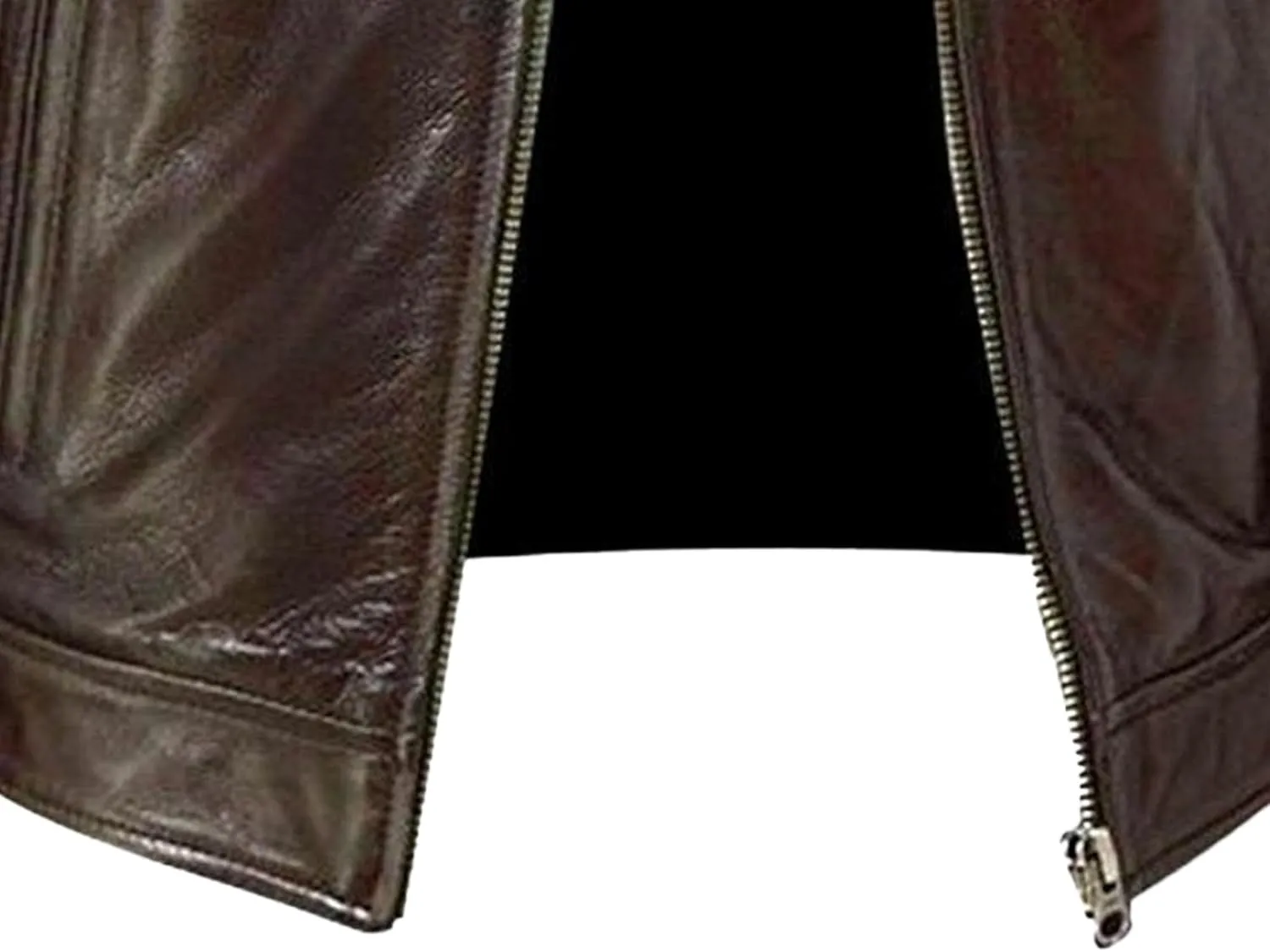 Men Slim Fit Motorcyle Leather Jacket Zip-Up Windbreaker Leather Jackets Lightweight PU Biker Vintage Coat