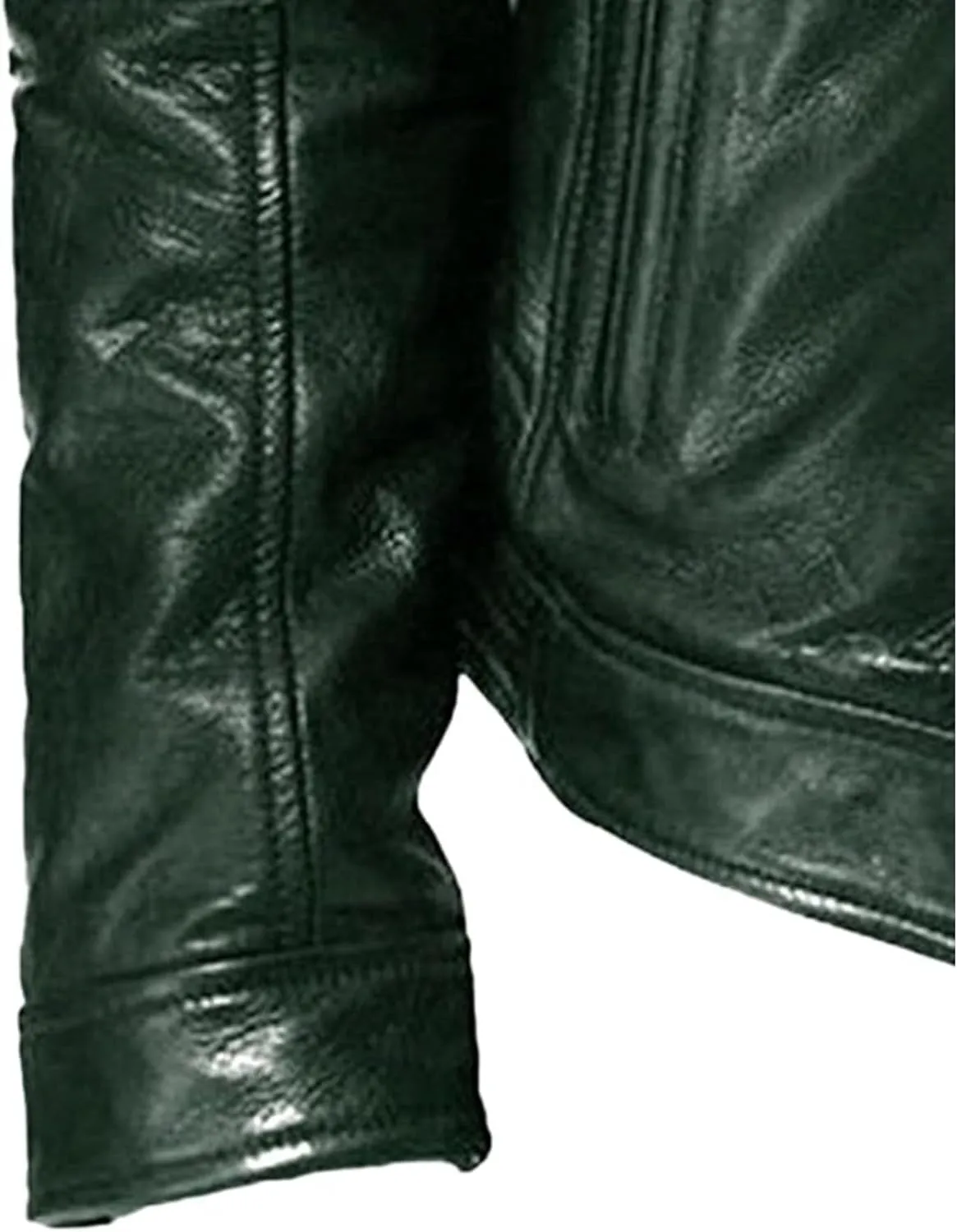 Men Slim Fit Motorcyle Leather Jacket Zip-Up Windbreaker Leather Jackets Lightweight PU Biker Vintage Coat