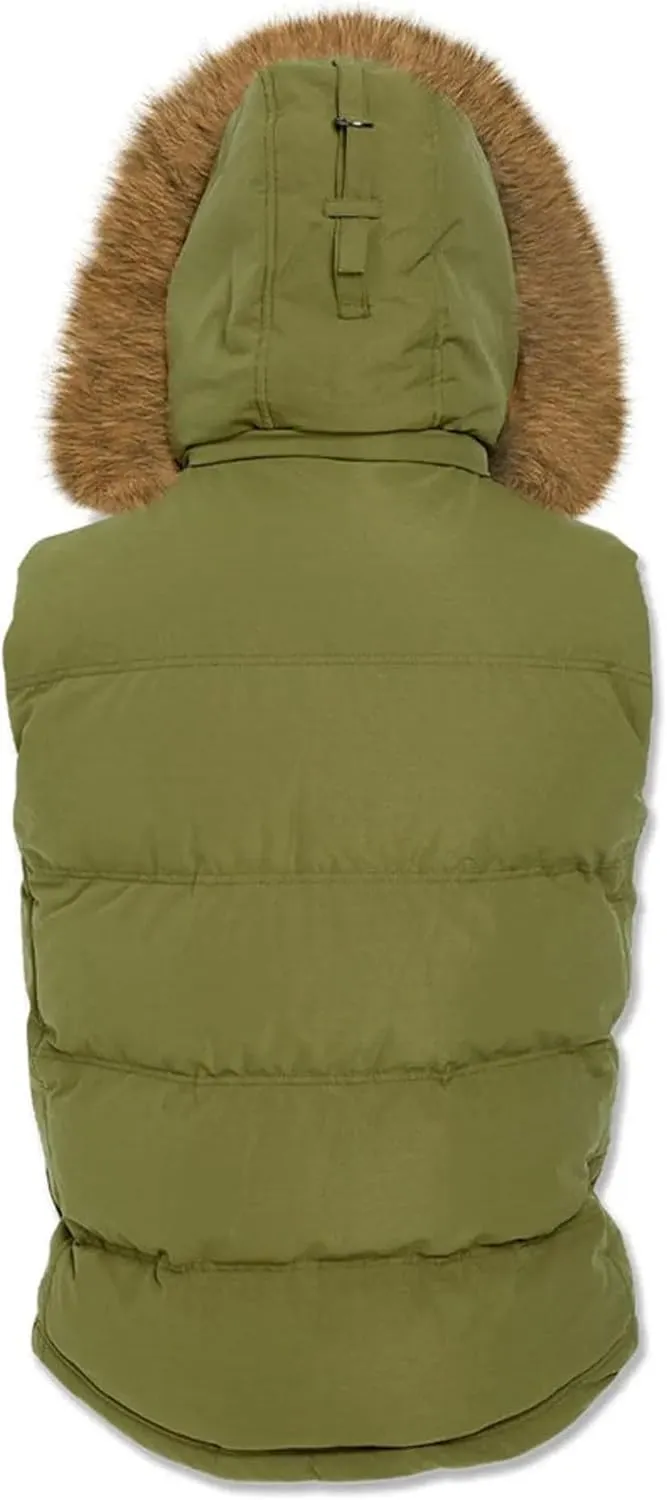 Men Yuken Puffer Vest (Army Green)