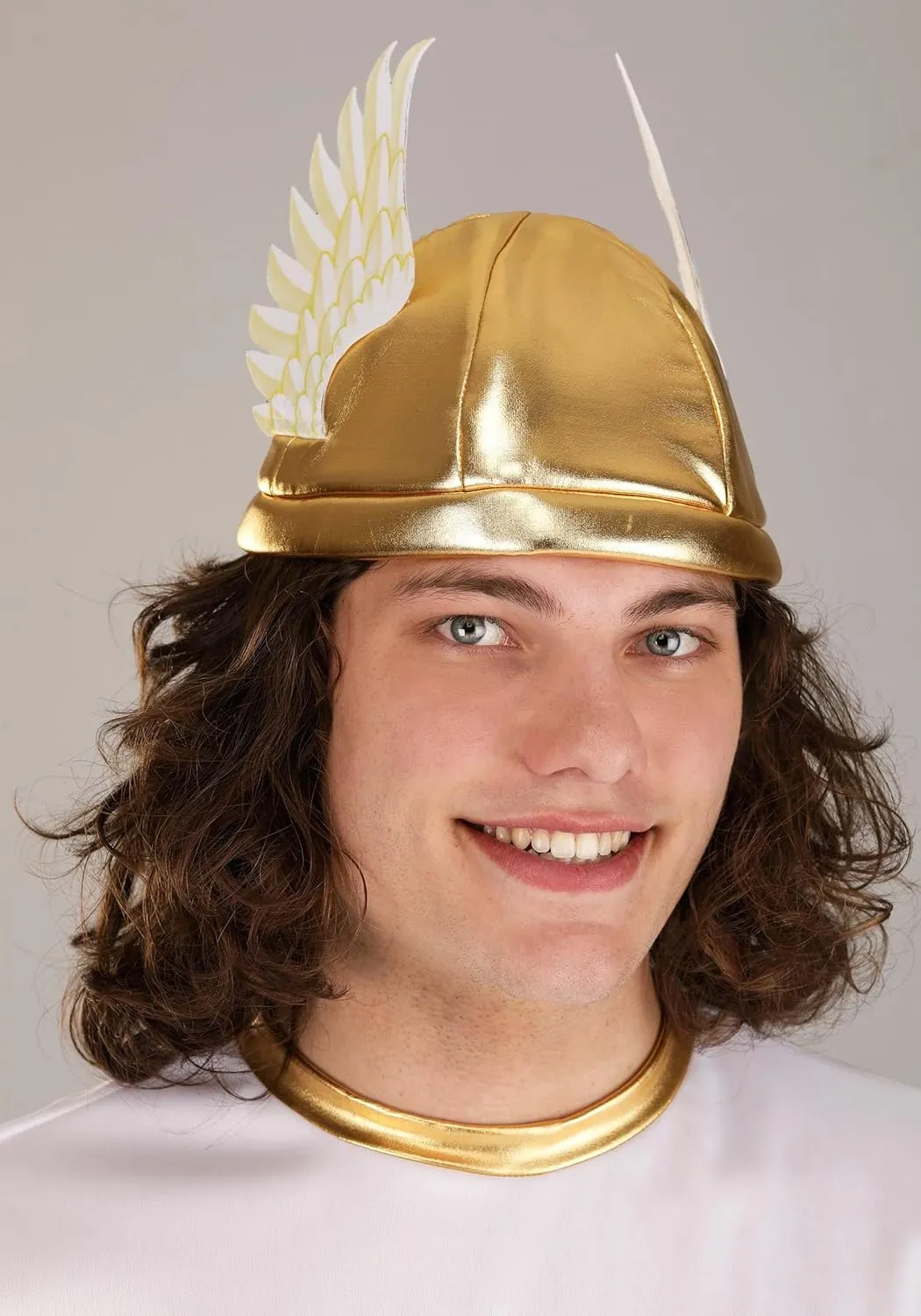 Men's Ancient Greek God Hermes Plus Size Costume | Olympian Gods Cosplay Outfit for Adults | Greek Messenger