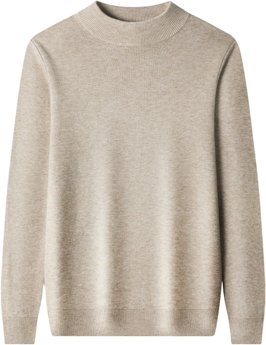 Mens Pull Over Sweater Slim Fit Warm Turtleneck Thick Jumper Basic Long Sleeve Knitted Tops Underwear Big and Tall