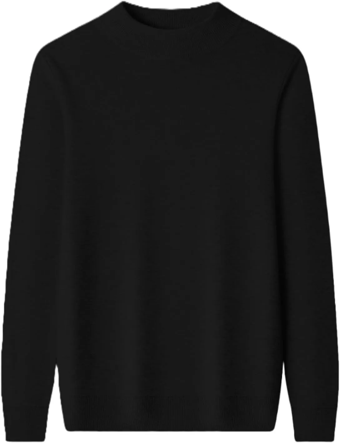 Mens Pull Over Sweater Slim Fit Warm Turtleneck Thick Jumper Basic Long Sleeve Knitted Tops Underwear Big and Tall
