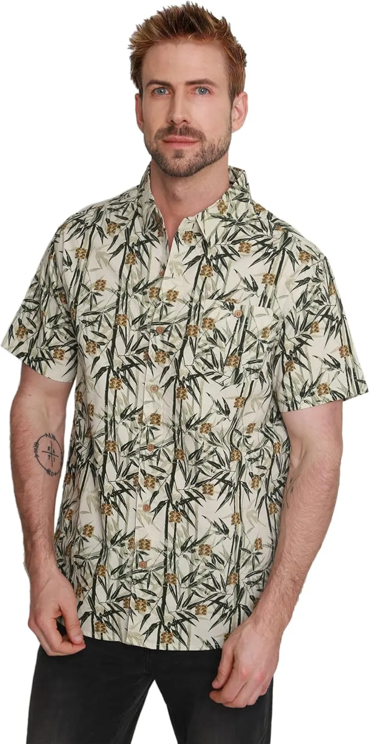 Men's Short Sleeve Hawaiian Woven Shirt