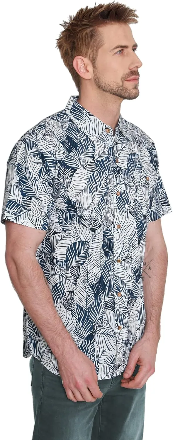 Men's Short Sleeve Hawaiian Woven Shirt