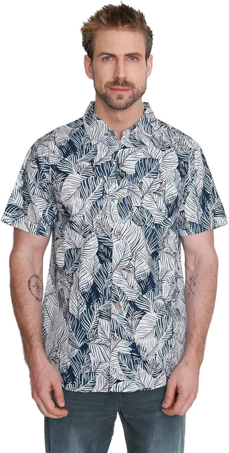 Men's Short Sleeve Hawaiian Woven Shirt